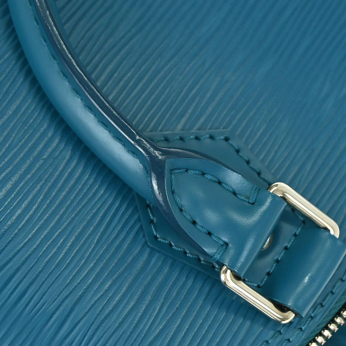 Louis Vuitton 2013 Blue Epi Alma BB 2way Shoulder Handbag M40853 - Image 14