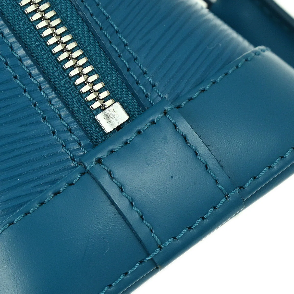 Louis Vuitton 2013 Blue Epi Alma BB 2way Shoulder Handbag M40853 - Image 6