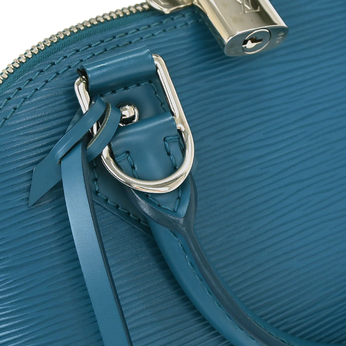 Louis Vuitton 2013 Blue Epi Alma BB 2way Shoulder Handbag M40853 - Image 8