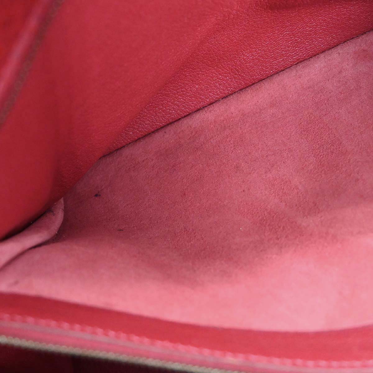Hermes Rouge Garance Buffle skipper Kelly 35 2way Shoulder Handbag - Image 16