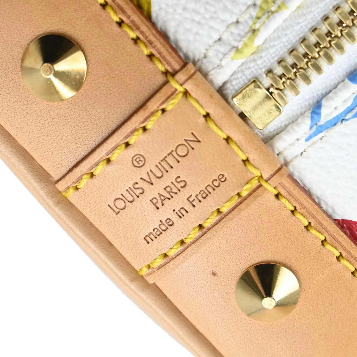 Louis Vuitton 2003 White Monogram Multicolor Alma Handbag M92647 - Image 16