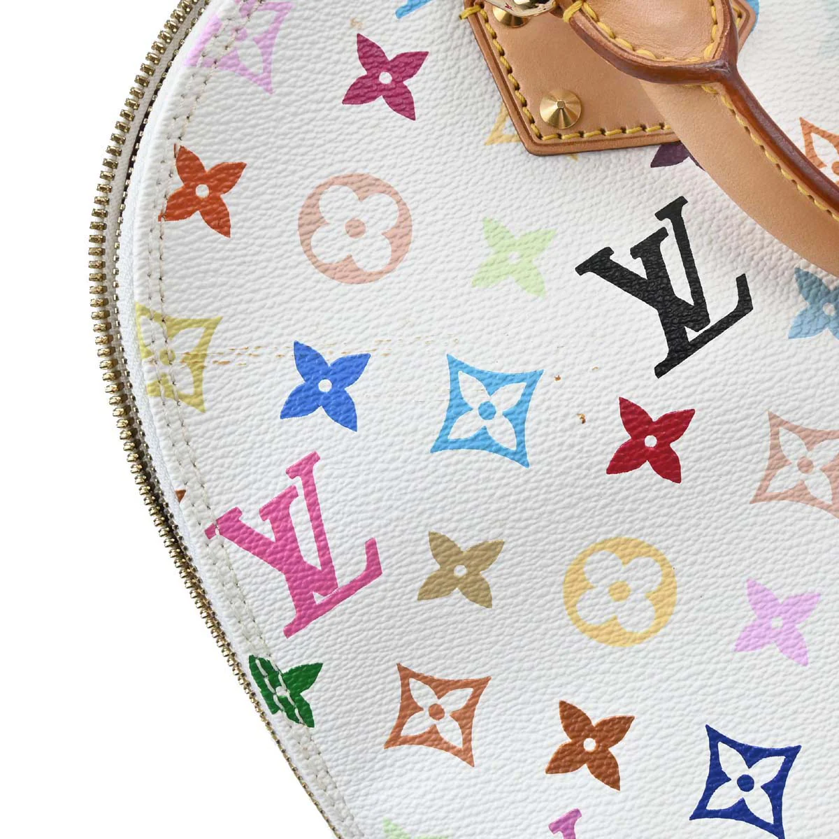 Louis Vuitton 2003 White Monogram Multicolor Alma Handbag M92647 - Image 18