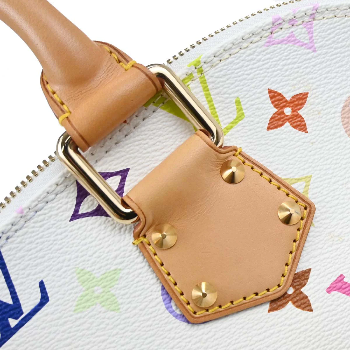 Louis Vuitton 2003 White Monogram Multicolor Alma Handbag M92647 - Image 19