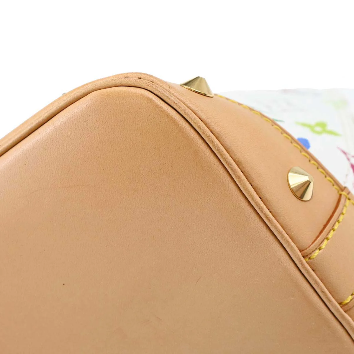 Louis Vuitton 2003 White Monogram Multicolor Alma Handbag M92647 - Image 4