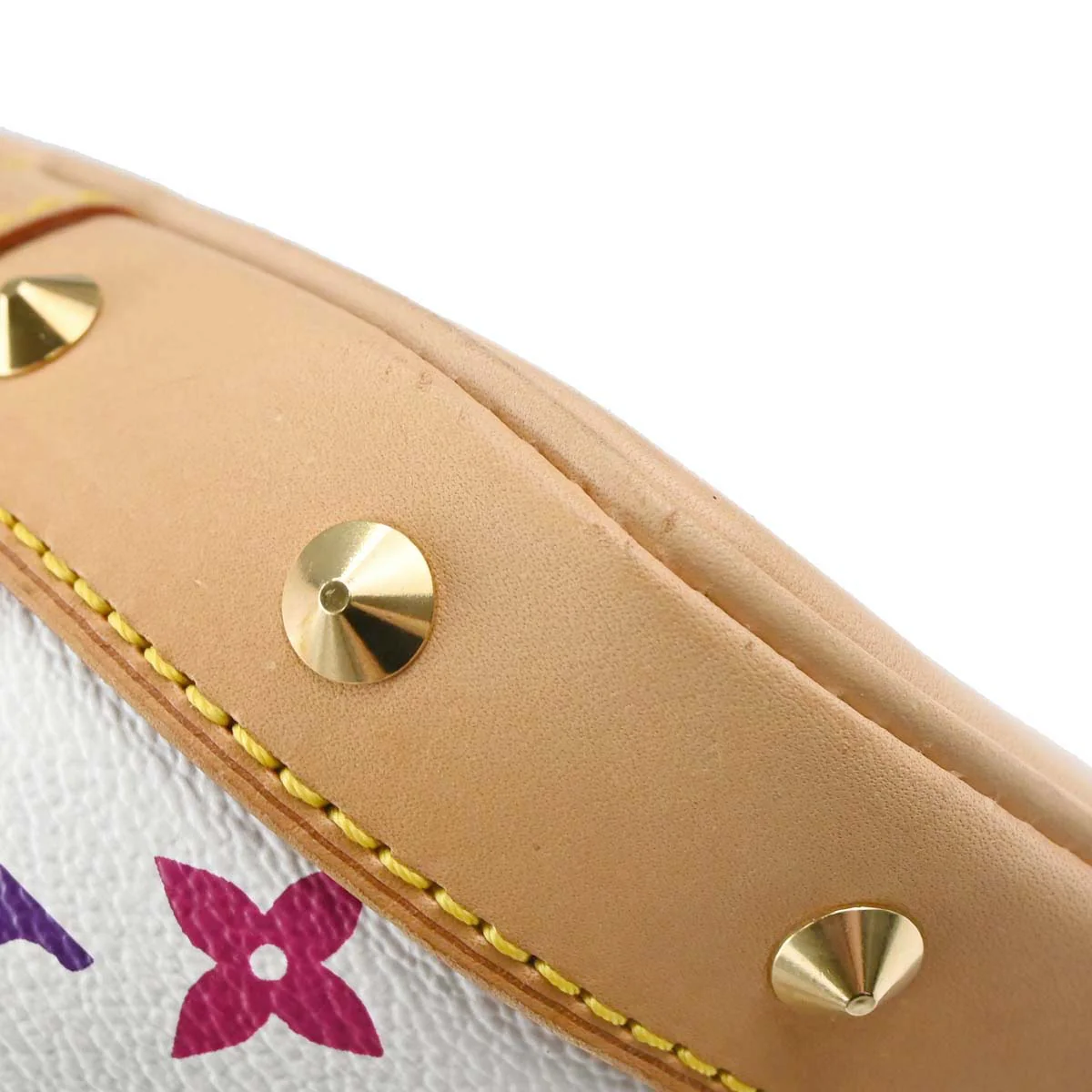 Louis Vuitton 2003 White Monogram Multicolor Alma Handbag M92647 - Image 5