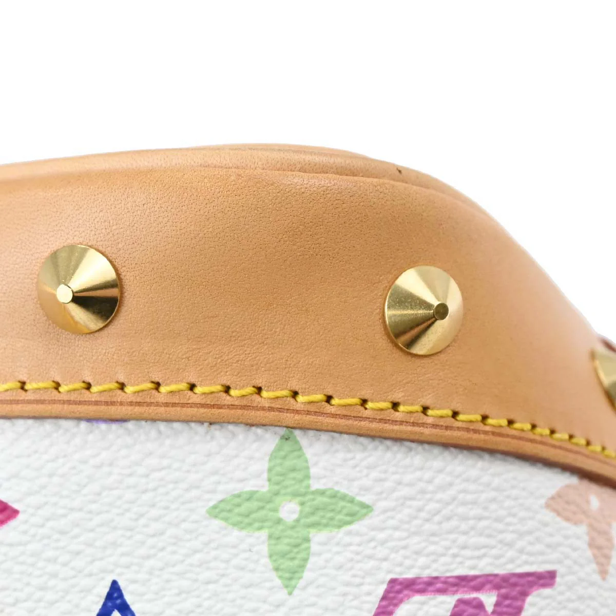 Louis Vuitton 2003 White Monogram Multicolor Alma Handbag M92647 - Image 6