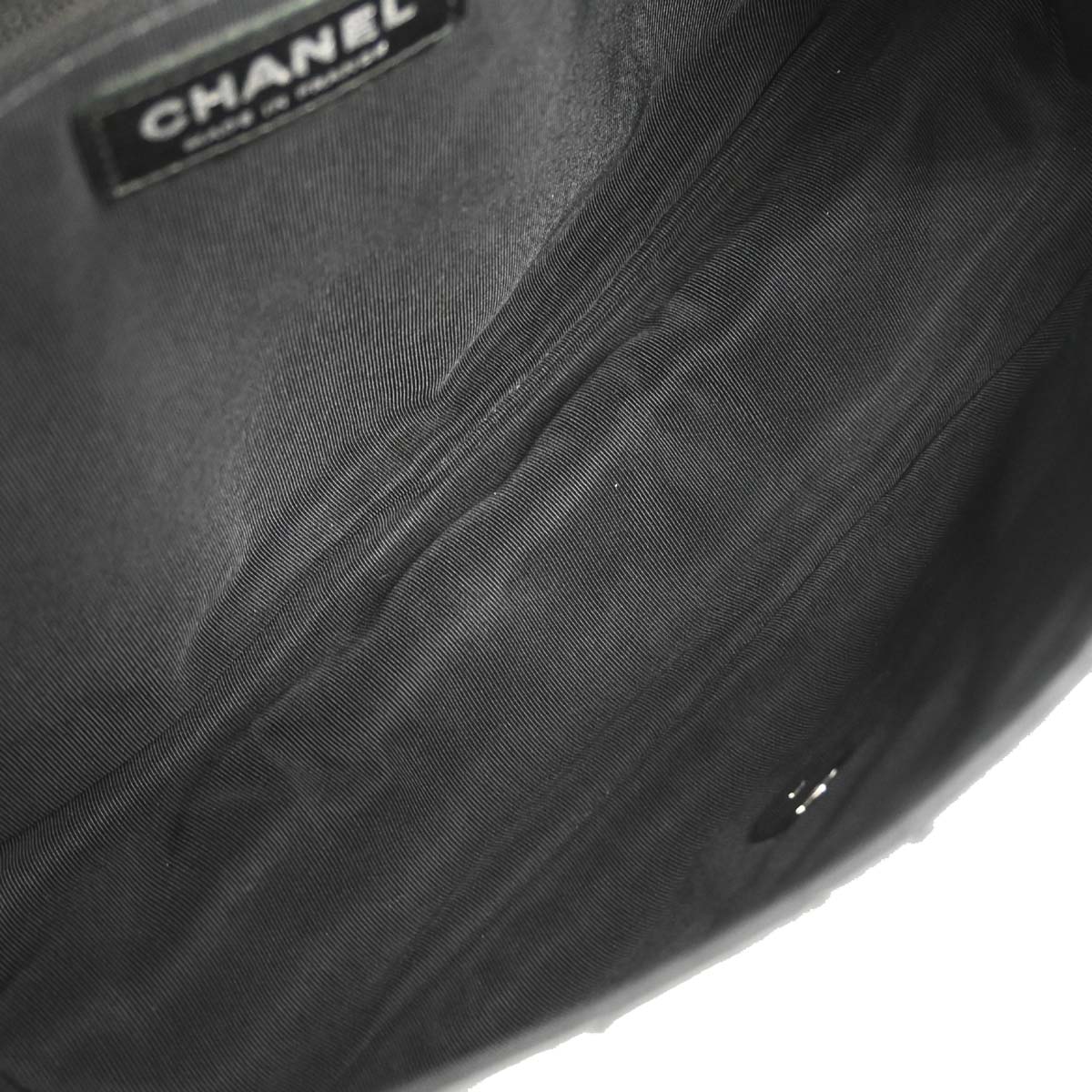 Chanel Black Lambskin Hula Hoop Large Handbag - Image 15