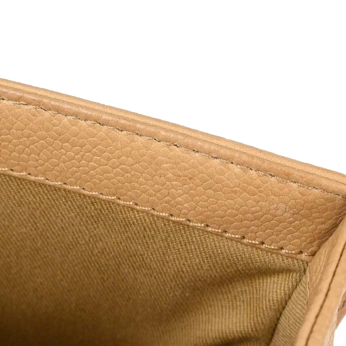 Boy Chanel 2014 Beige Caviar Medium Chain Shoulder Bag - Image 18