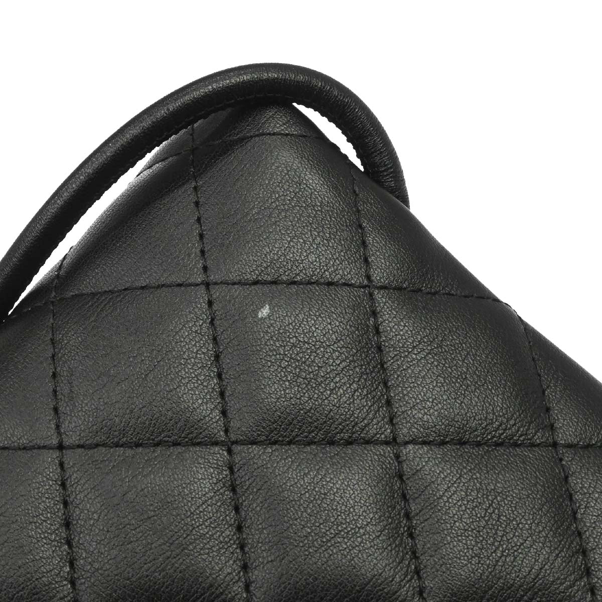Chanel Black Calfskin Cambon Ligne Shoulder Bag - Image 10