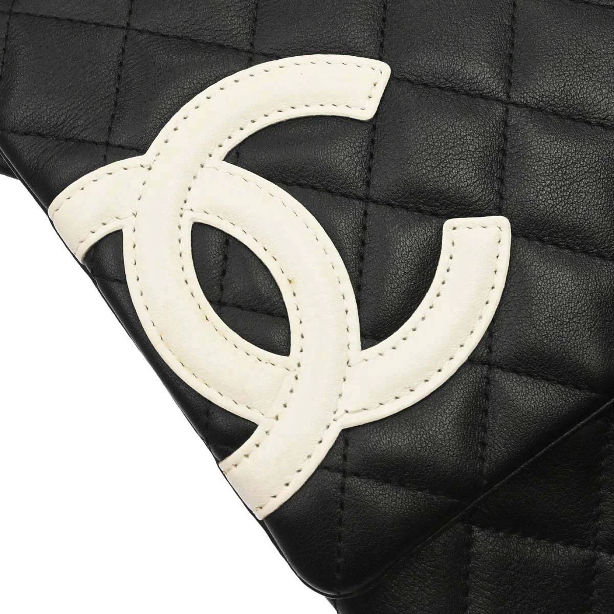 Chanel Black Calfskin Cambon Ligne Shoulder Bag - Image 13