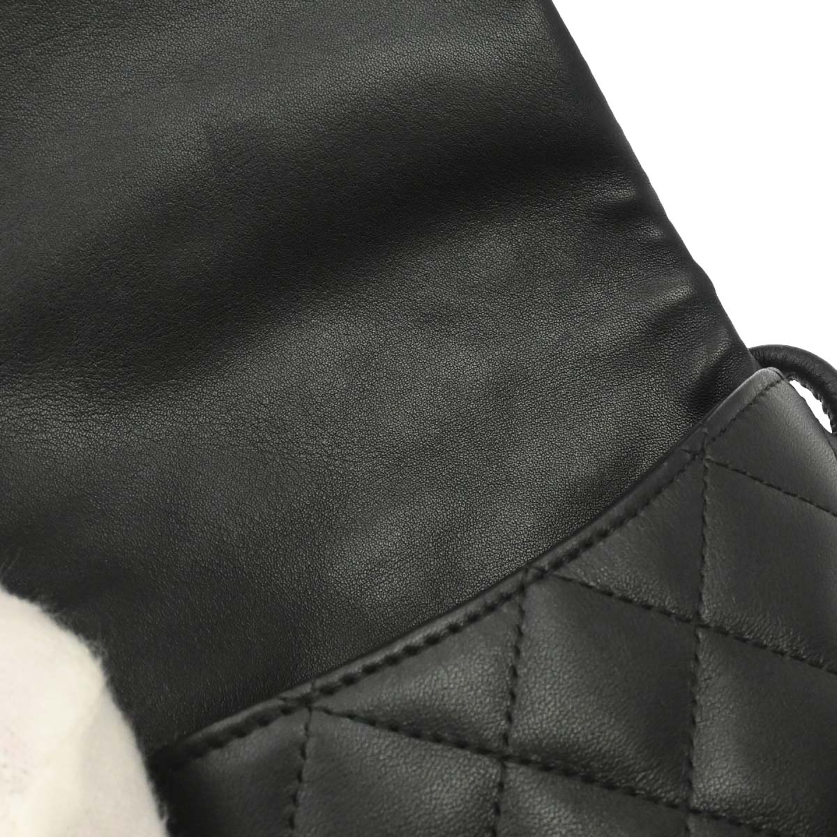 Chanel Black Calfskin Cambon Ligne Shoulder Bag - Image 15