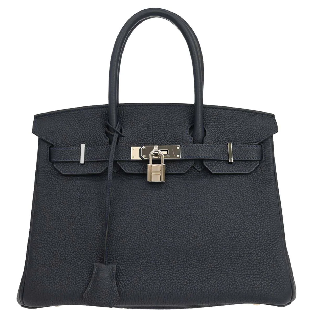 Hermes Blue Nuit Togo Birkin 30 Handbag