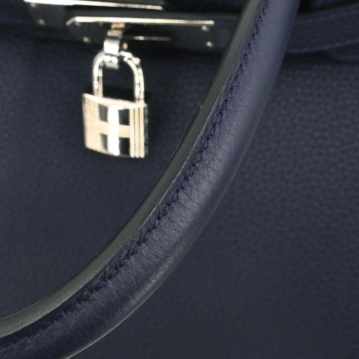 Hermes Blue Nuit Togo Birkin 30 Handbag - Image 13