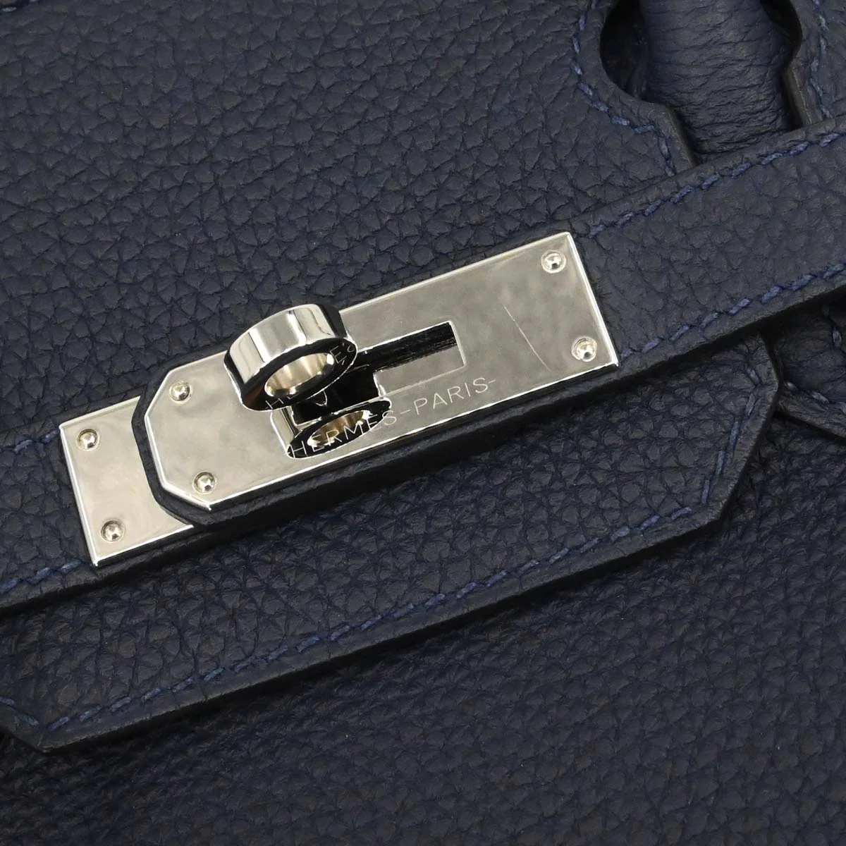 Hermes Blue Nuit Togo Birkin 30 Handbag - Image 16