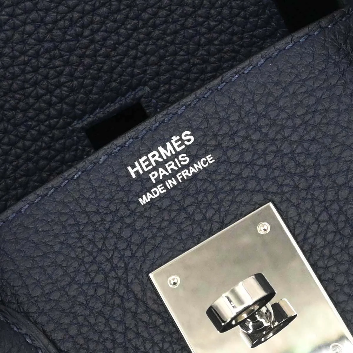 Hermes Blue Nuit Togo Birkin 30 Handbag - Image 20