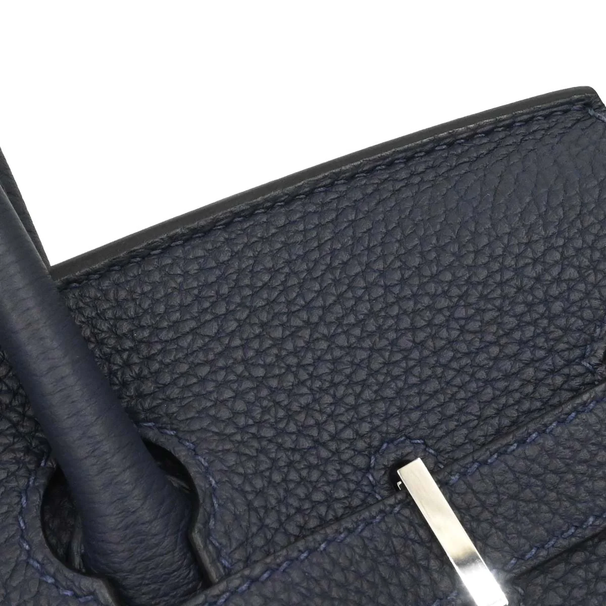 Hermes Blue Nuit Togo Birkin 30 Handbag - Image 4