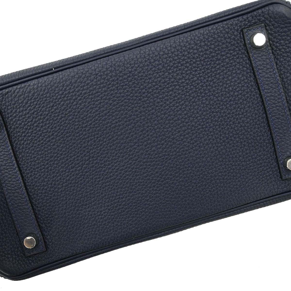 Hermes Blue Nuit Togo Birkin 30 Handbag - Image 9