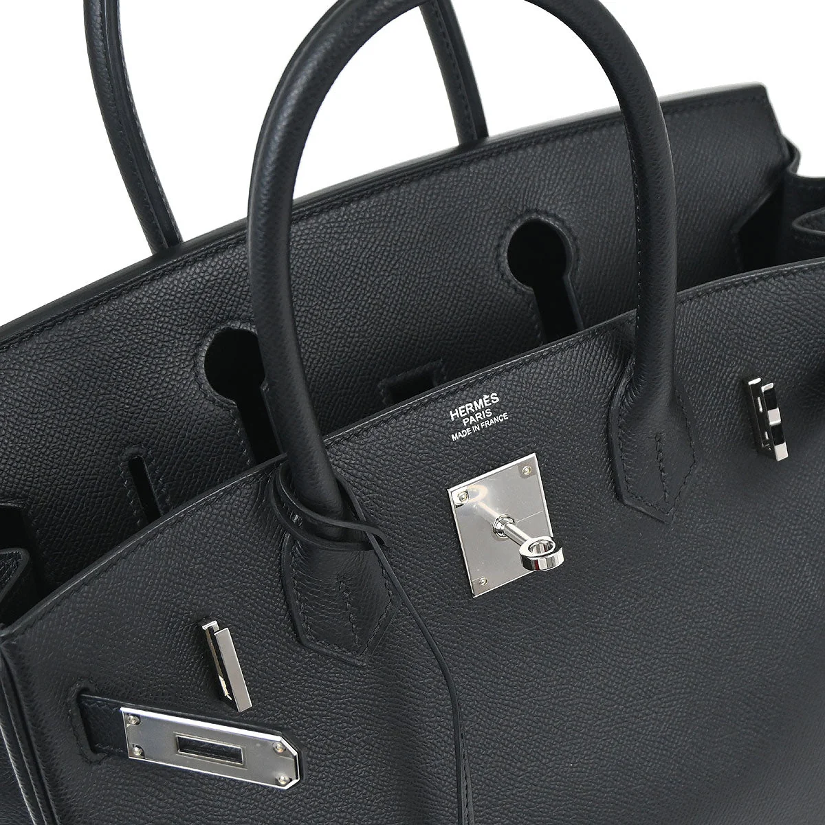Hermes Black Epsom Birkin 30 Handbag - Image 11