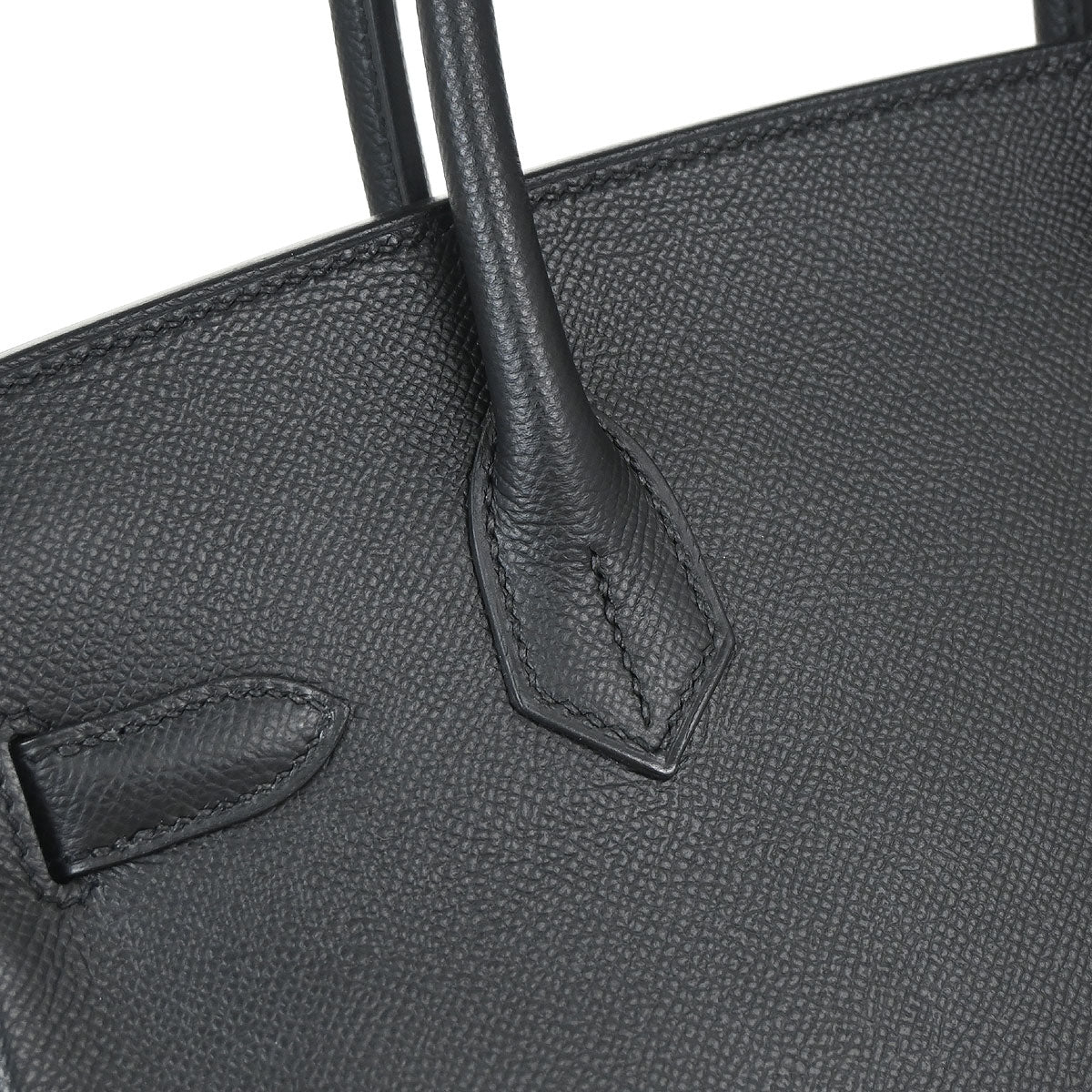 Hermes Black Epsom Birkin 30 Handbag - Image 9
