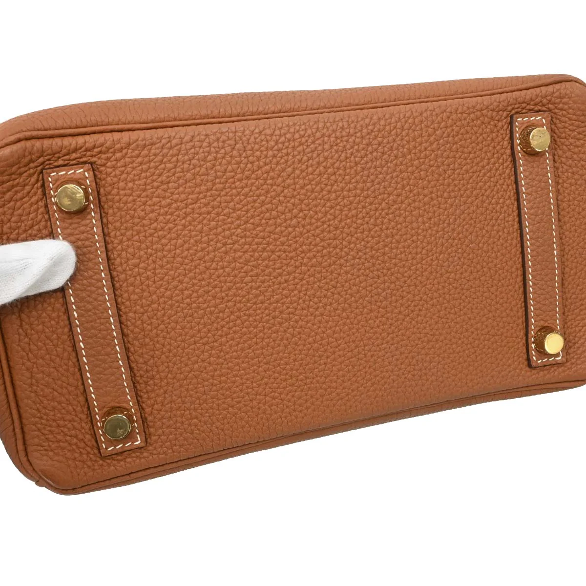 Hermes Gold Togo Birkin 25 Handbag - Image 11