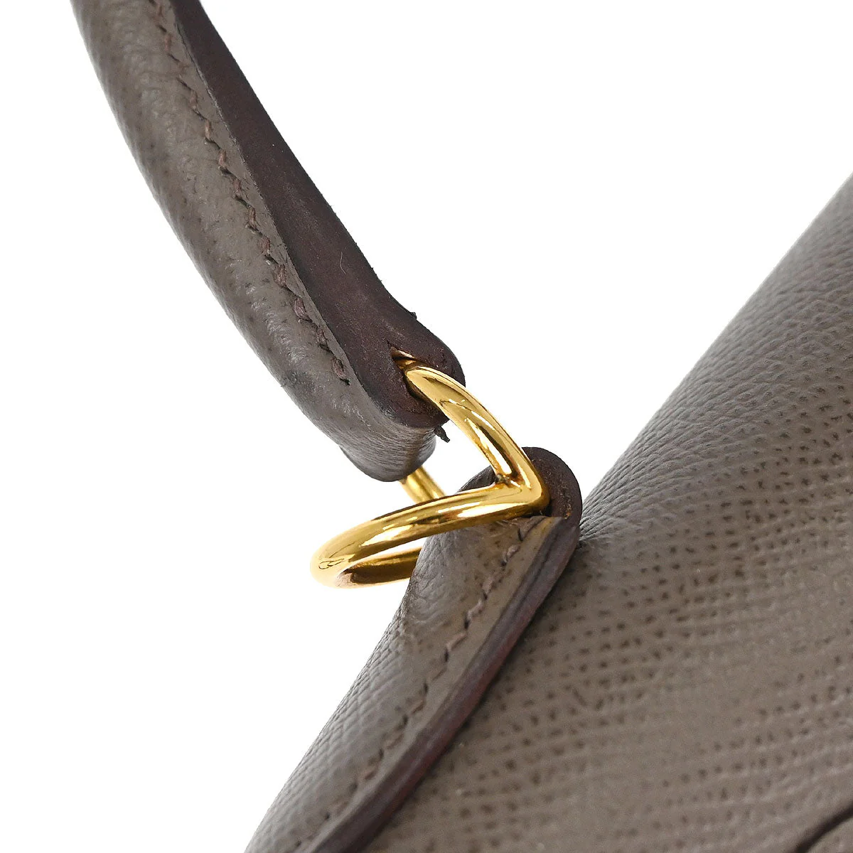 Hermes Etain Epsom Kelly 28 Sellier 2way Shoulder Handbag - Image 12