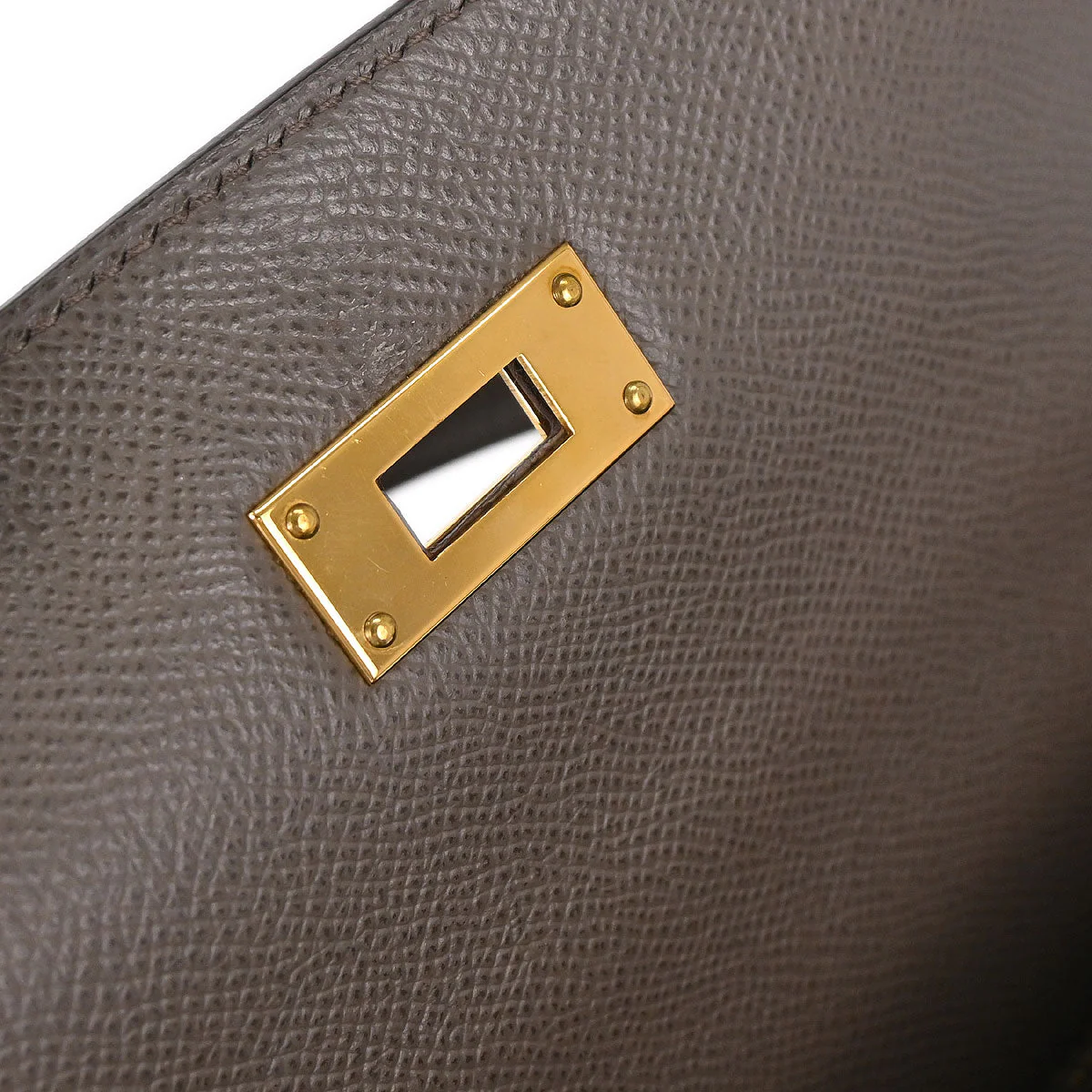 Hermes Etain Epsom Kelly 28 Sellier 2way Shoulder Handbag - Image 17
