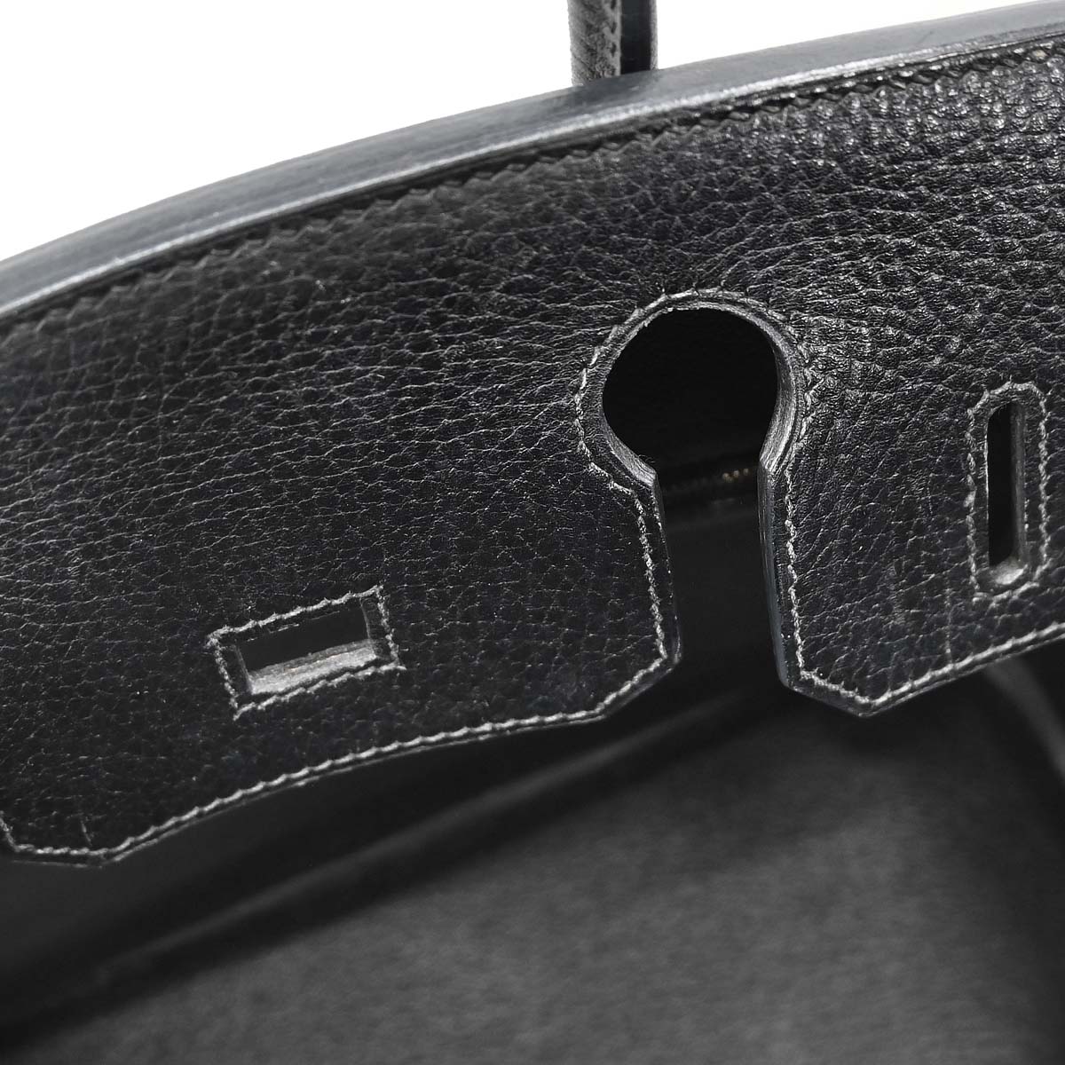 Hermes Black Ardennes Birkin 30 Handbag - Image 14