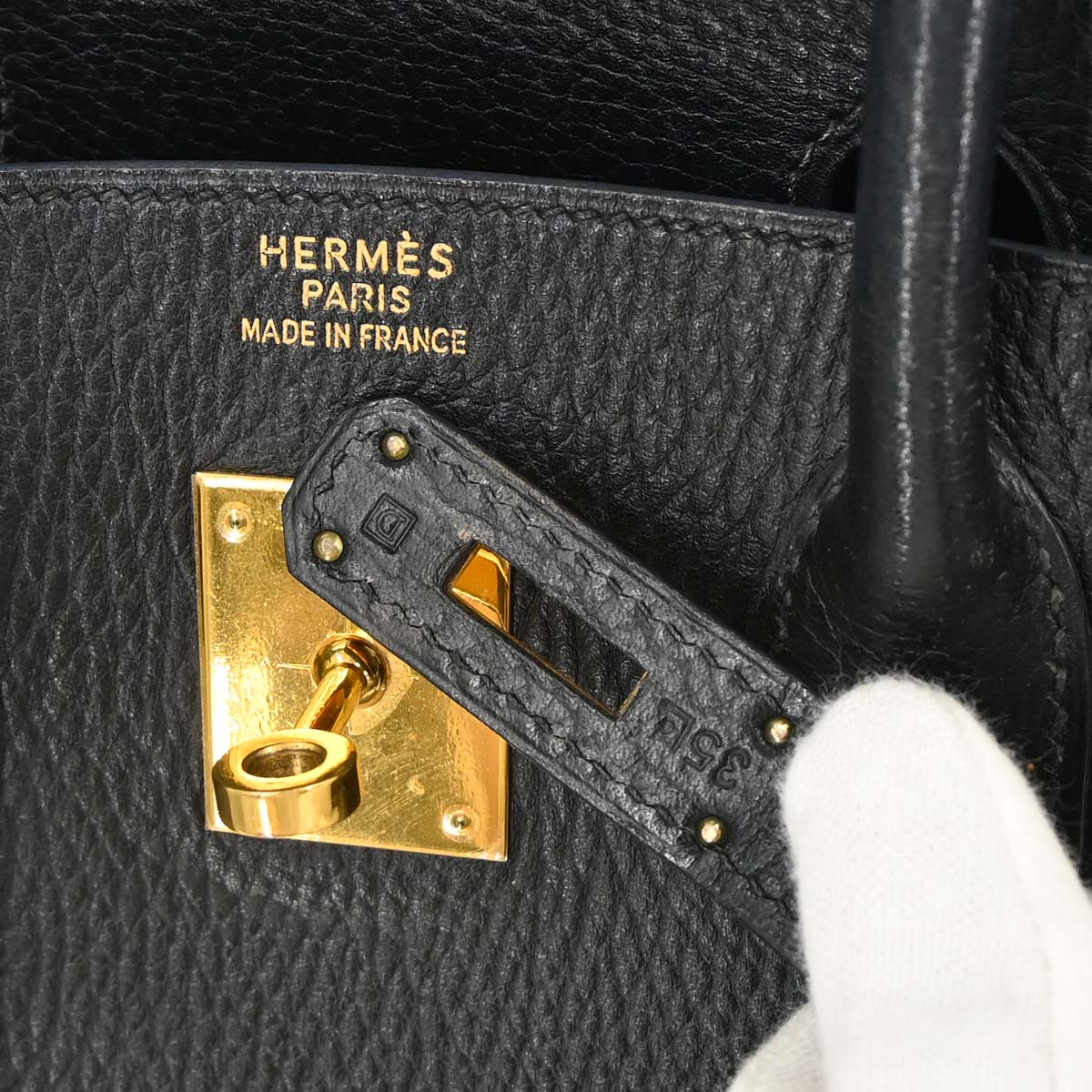 Hermes Black Ardennes Birkin 30 Handbag - Image 19