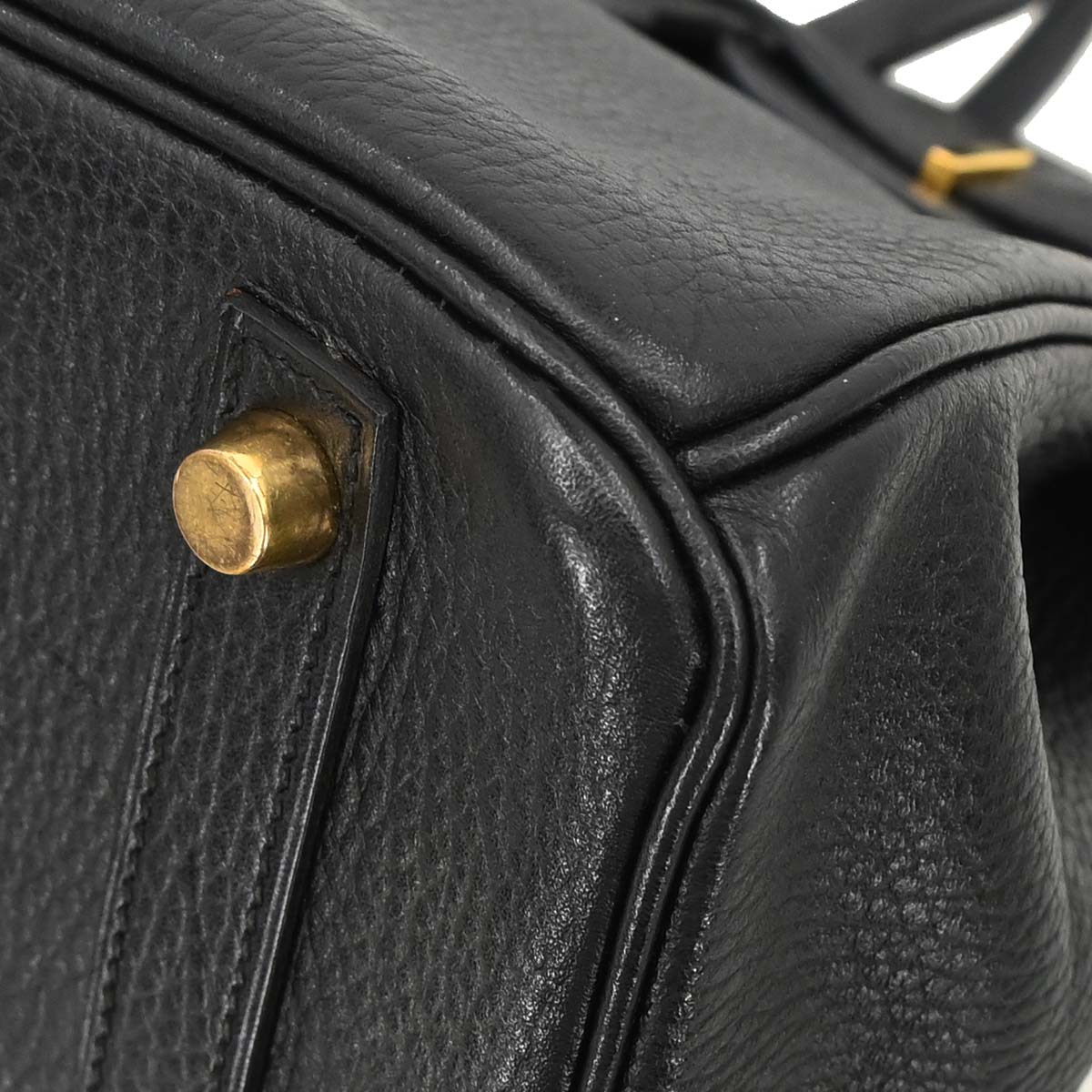 Hermes Black Ardennes Birkin 30 Handbag - Image 9