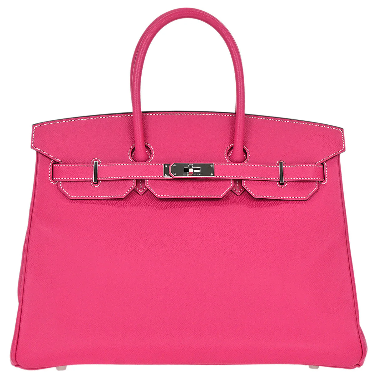 Hermes Rose tyrien Epsom Birkin 35 Handbag