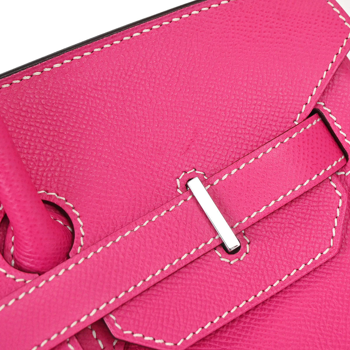 Hermes Rose tyrien Epsom Birkin 35 Handbag - Image 10