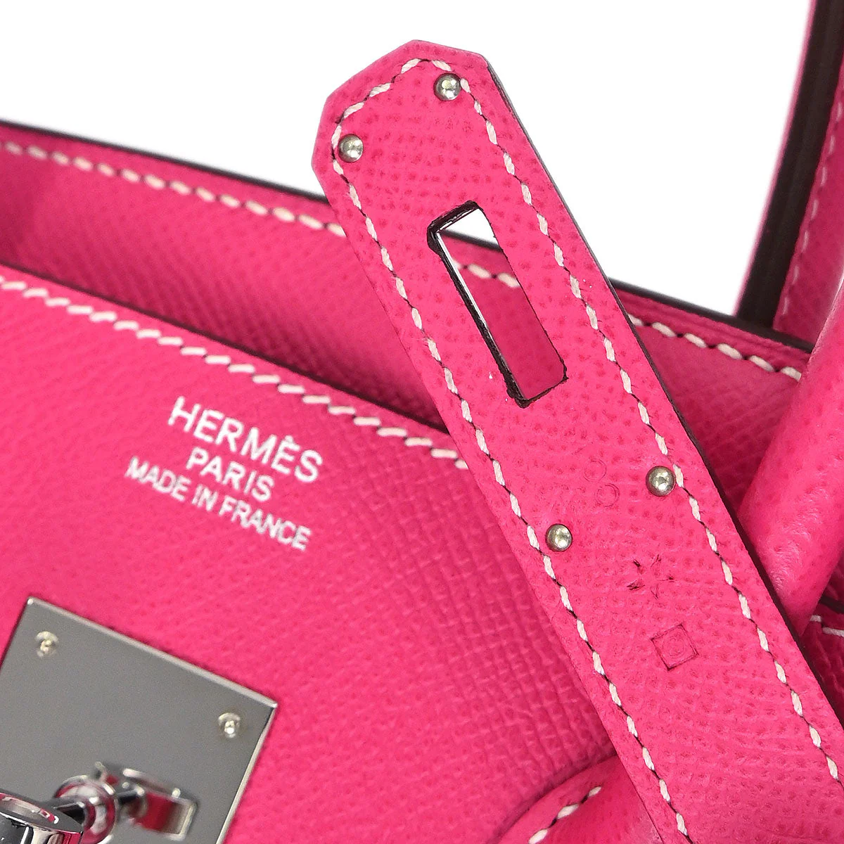 Hermes Rose tyrien Epsom Birkin 35 Handbag - Image 19