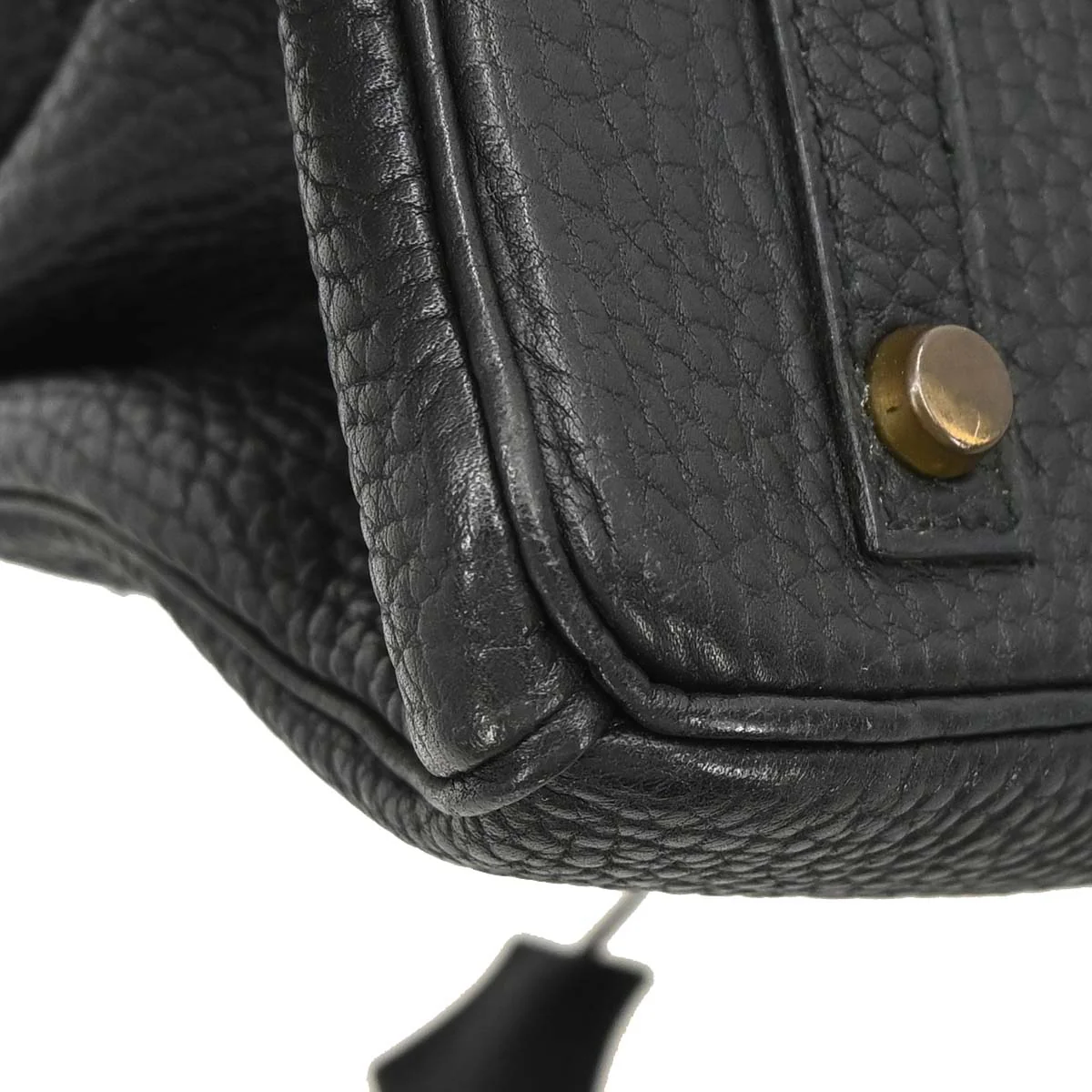 Hermes Black Ardennes Birkin 30 Handbag - Image 10