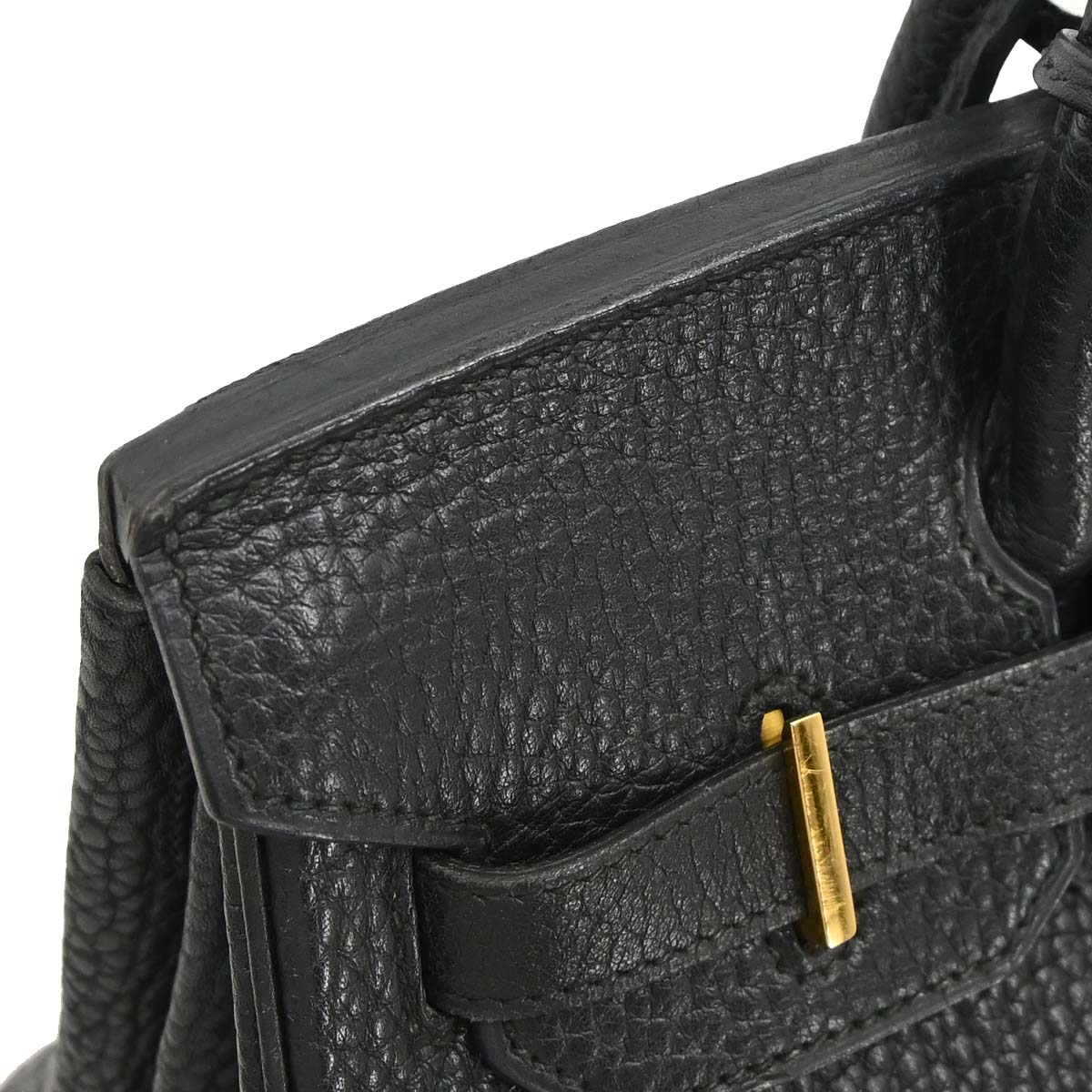 Hermes Black Ardennes Birkin 30 Handbag - Image 3