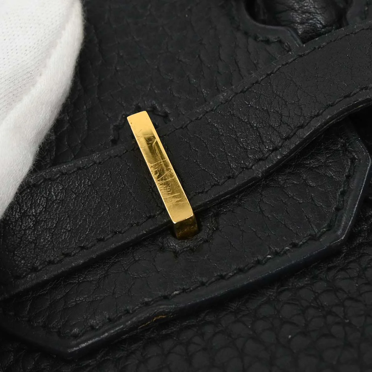 Hermes Black Ardennes Birkin 30 Handbag - Image 8