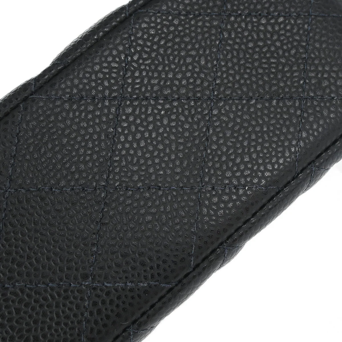 Chanel Black Caviar Skin Medium Classic Double Flap Shoulder Bag - Image 5