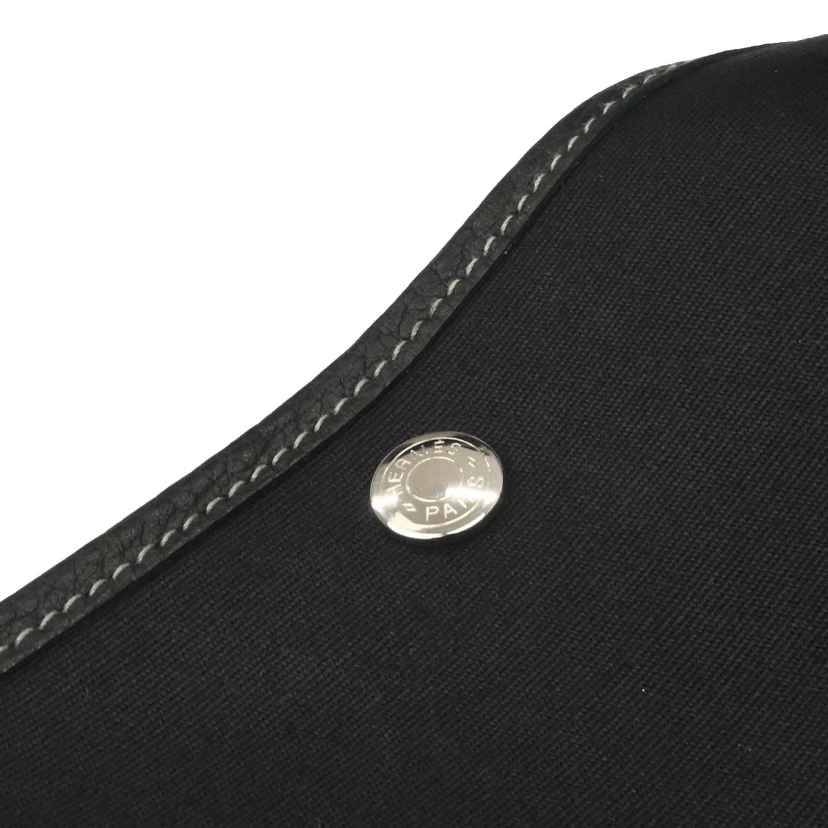 Hermes Black Toile Officier Negonda Garden Party 36 PM Tote Bag - Image 15