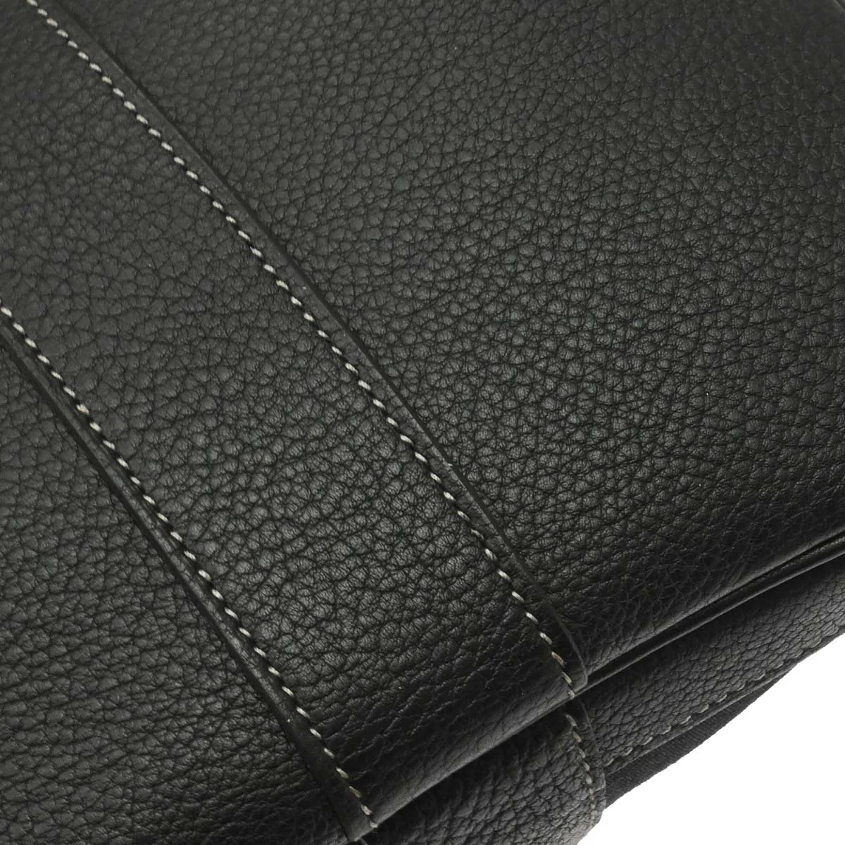 Hermes Black Toile Officier Negonda Garden Party 36 PM Tote Bag - Image 5