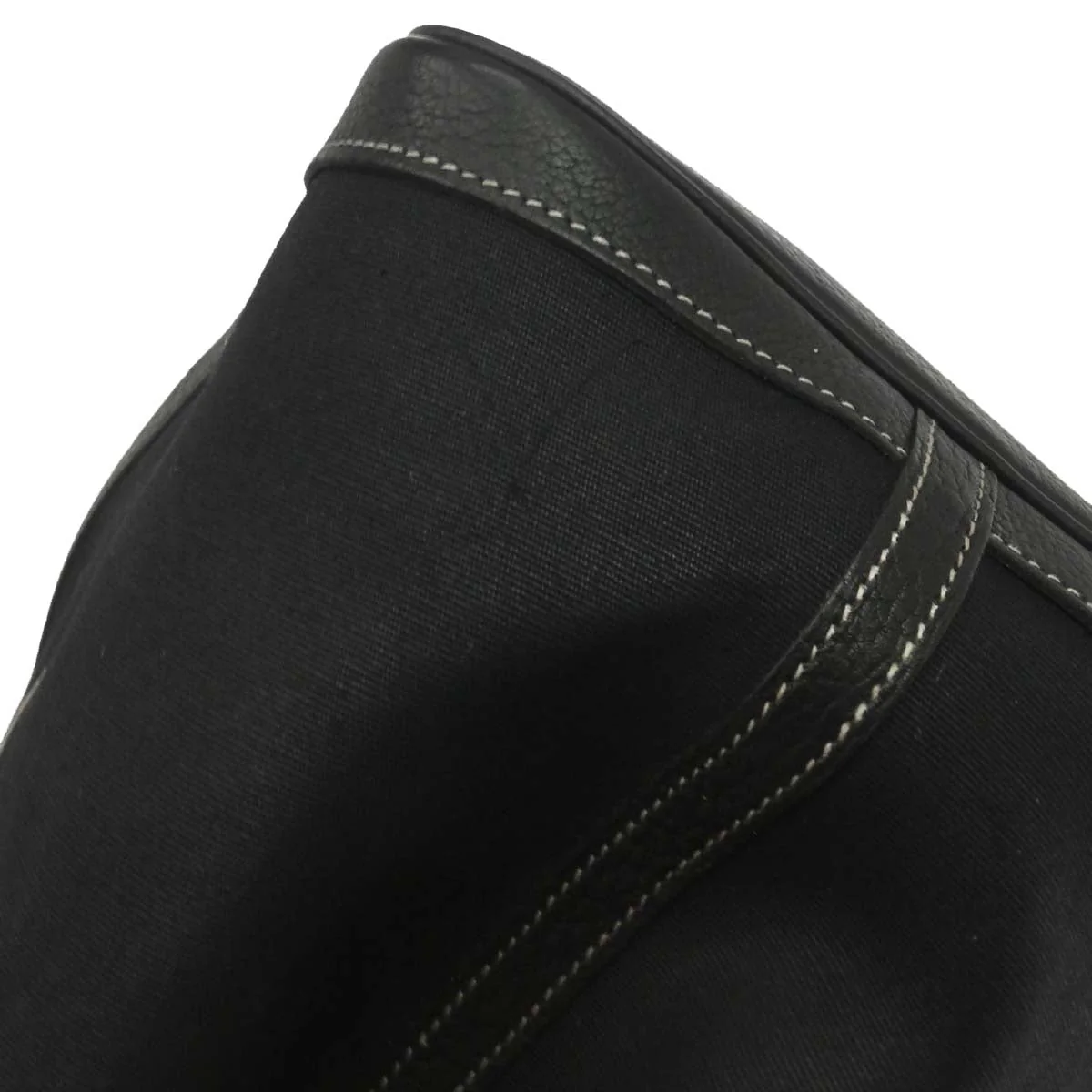 Hermes Black Toile Officier Negonda Garden Party 36 PM Tote Bag - Image 7