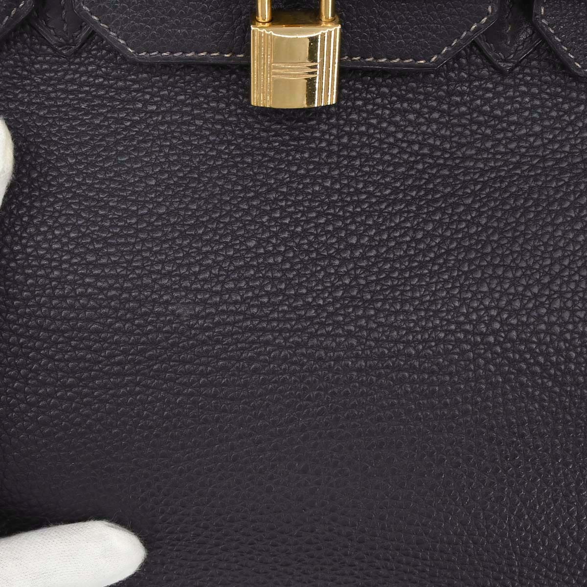 Hermes Blue Indigo Togo Birkin 35 Handbag - Image 10