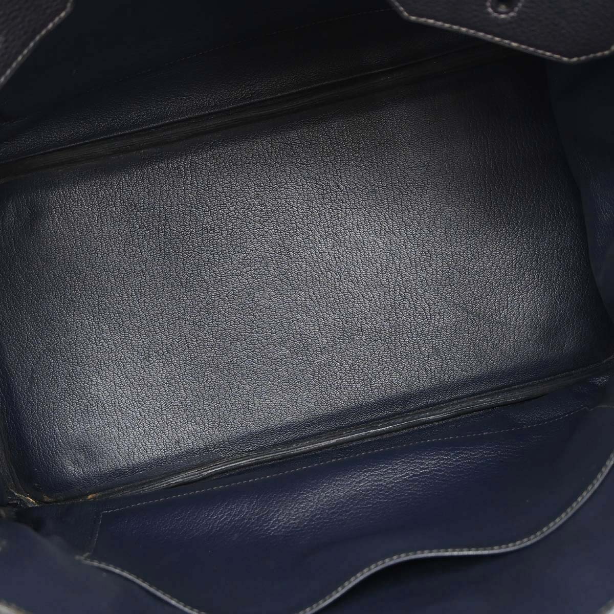 Hermes Blue Indigo Togo Birkin 35 Handbag - Image 13