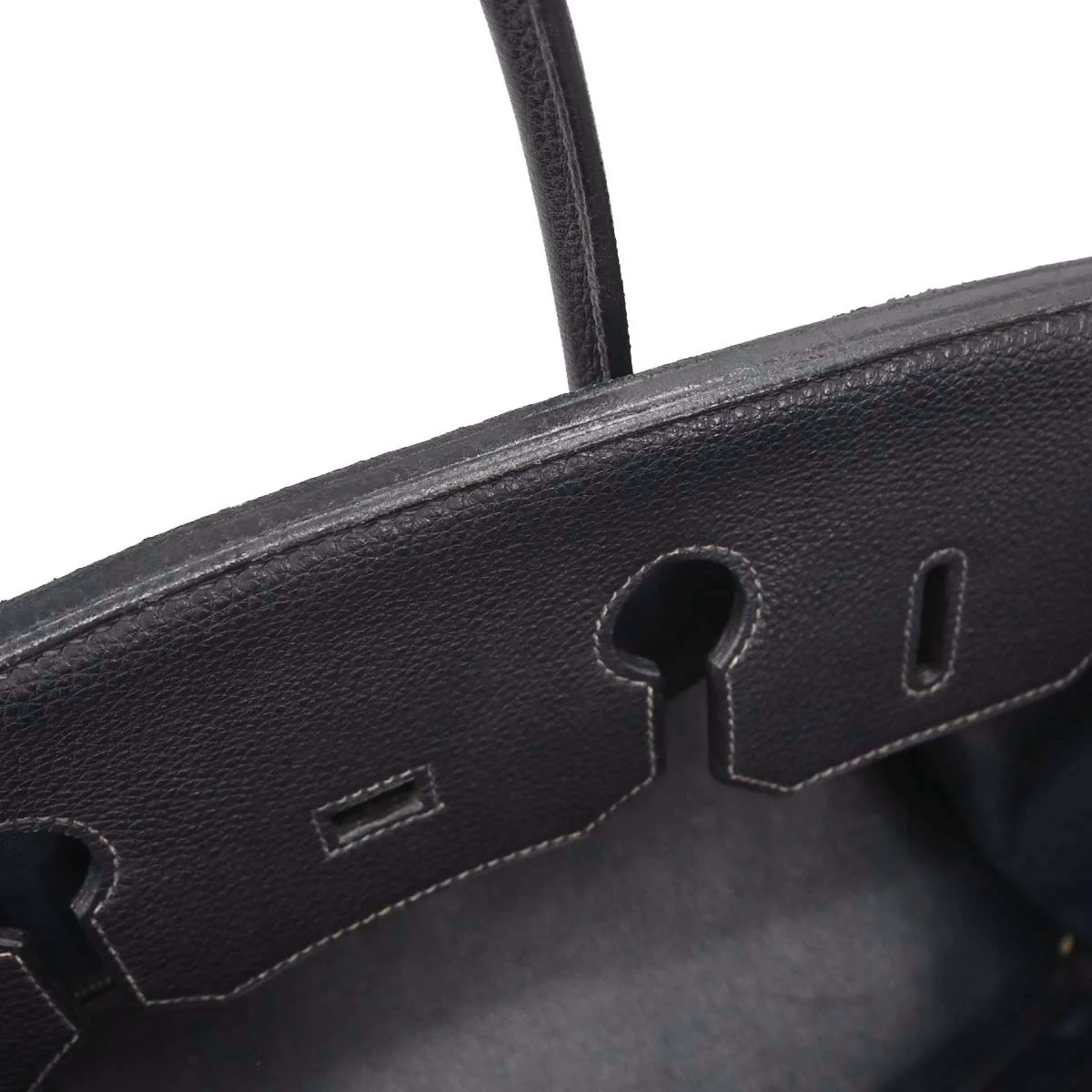 Hermes Blue Indigo Togo Birkin 35 Handbag - Image 14