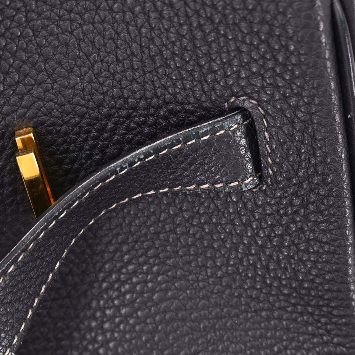 Hermes Blue Indigo Togo Birkin 35 Handbag - Image 19