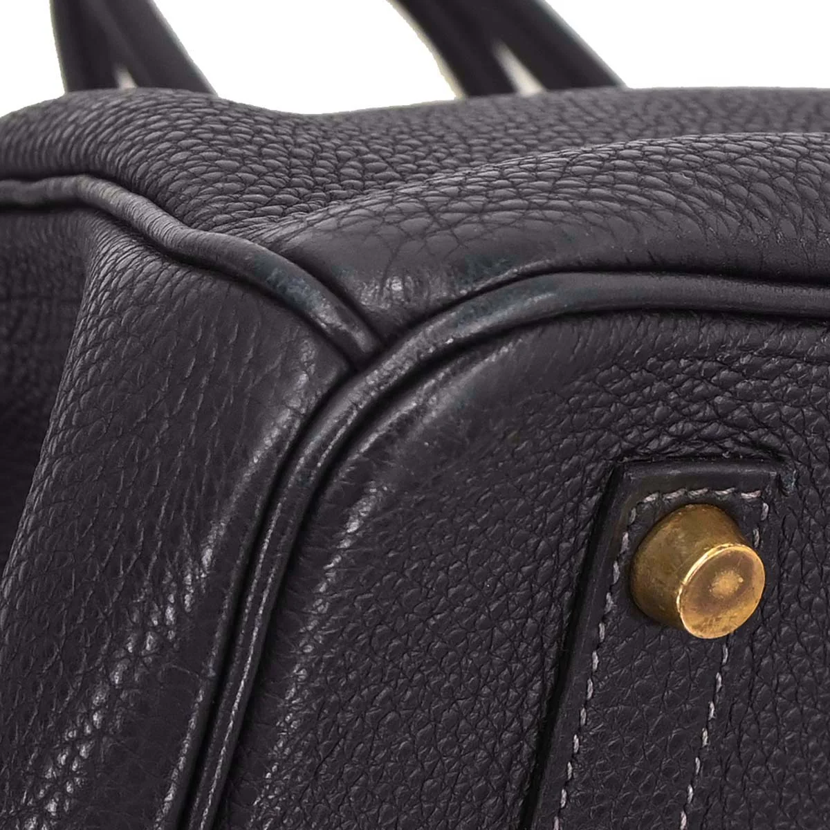 Hermes Blue Indigo Togo Birkin 35 Handbag - Image 4