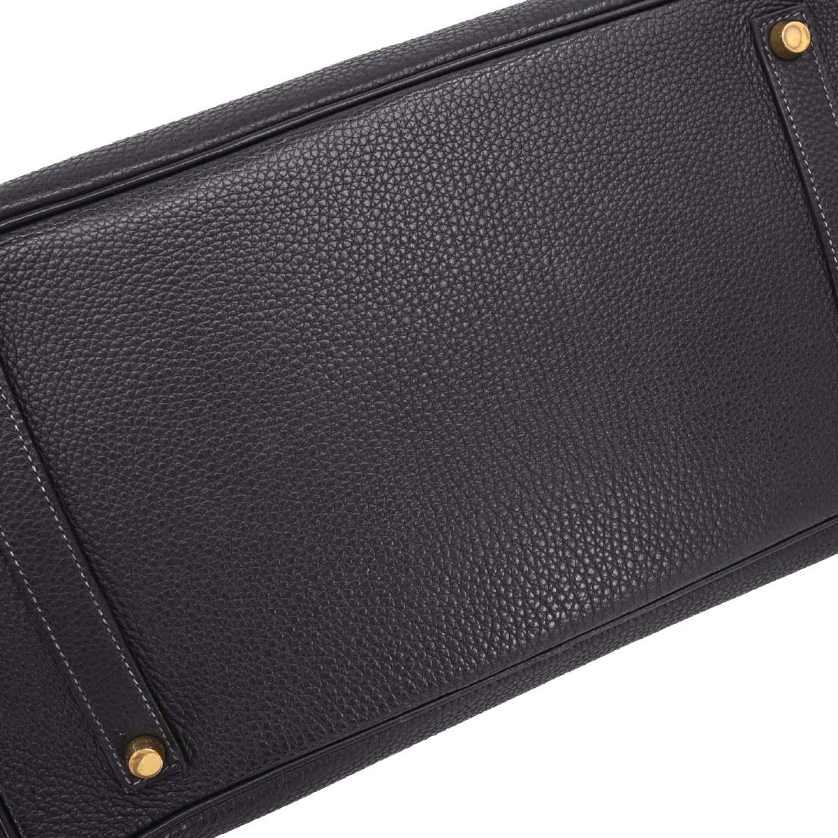 Hermes Blue Indigo Togo Birkin 35 Handbag - Image 5