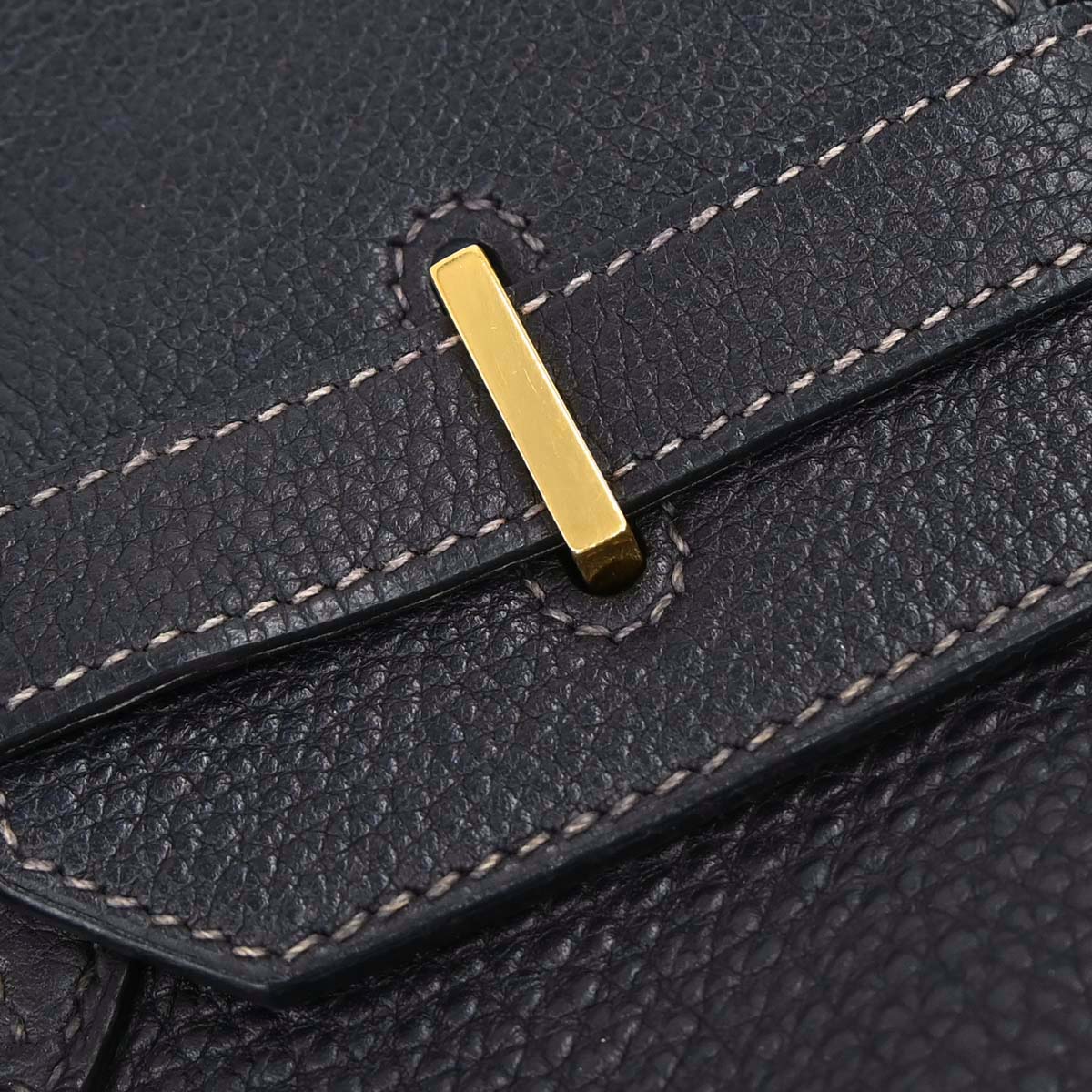 Hermes Blue Indigo Togo Birkin 35 Handbag - Image 9