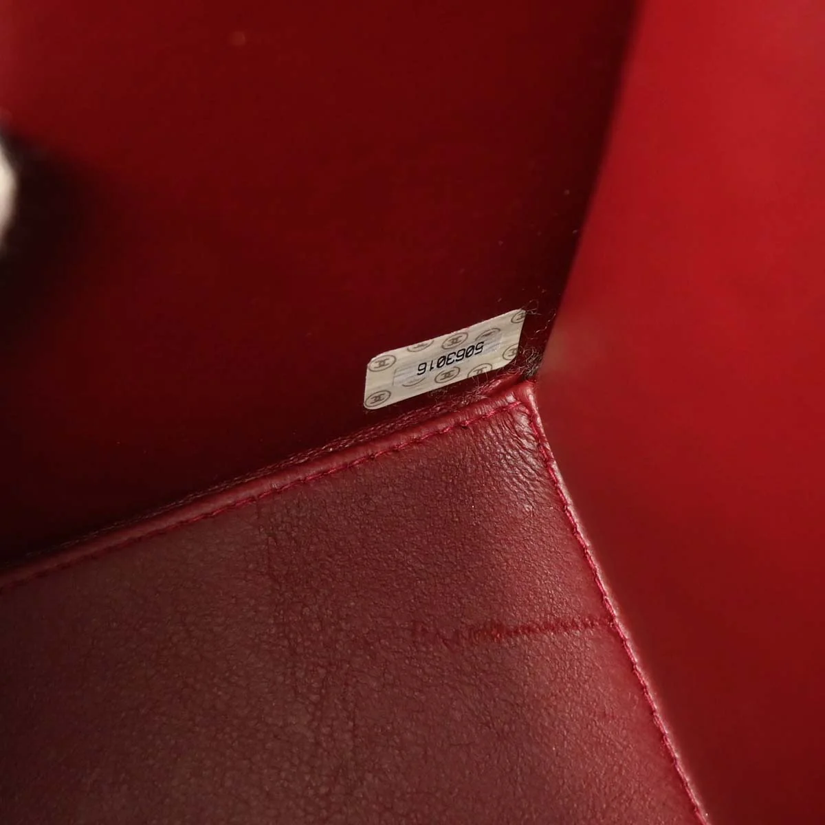 Chanel Red Caviar Skin Jumbo Classic Flap Shoulder Bag - Image 20