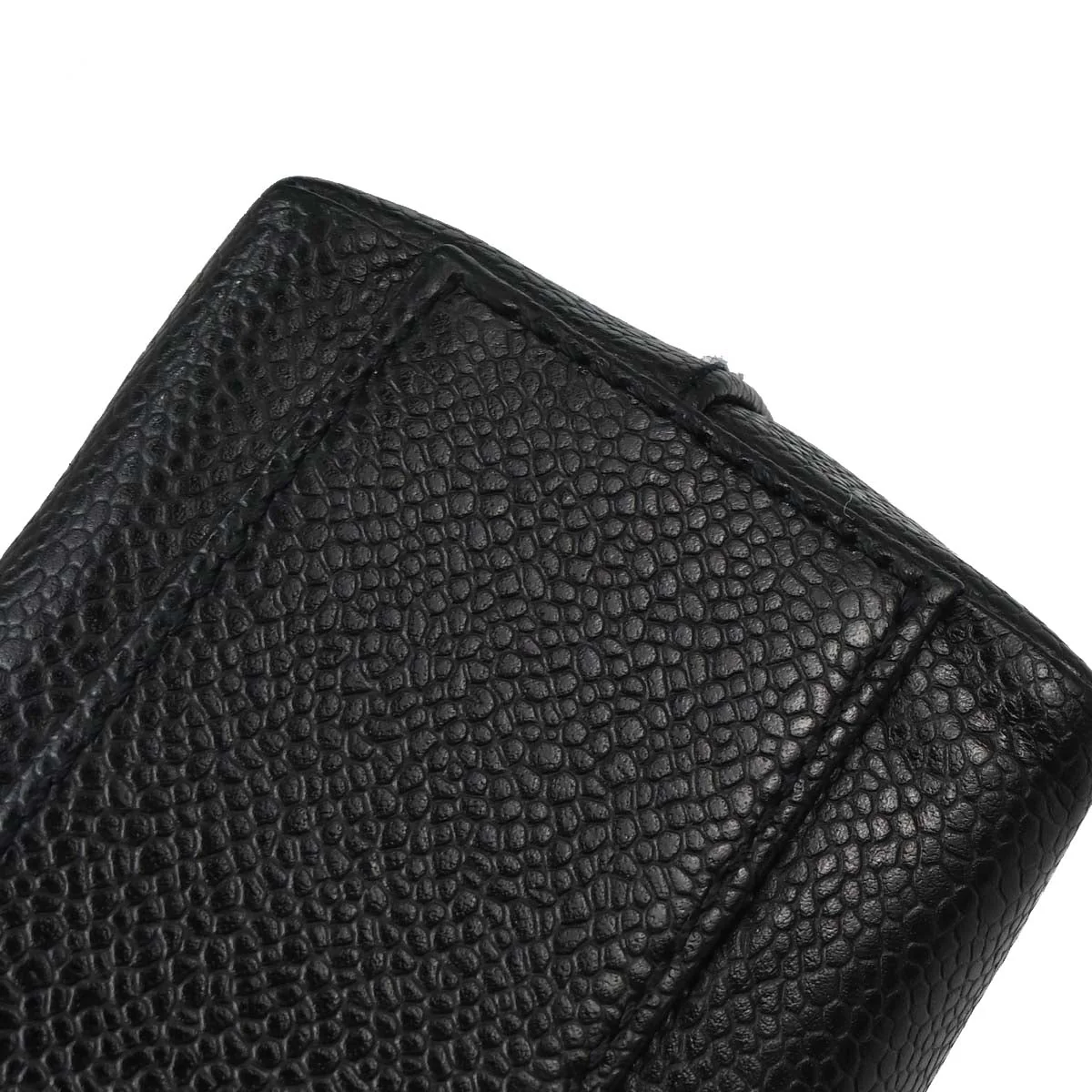 Chanel Black Caviar Skin Shoulder Bag - Image 6