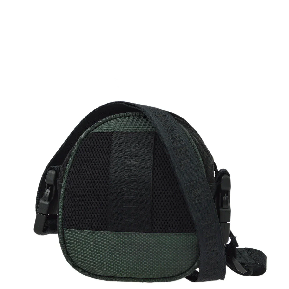 Chanel 2003-2004 Black Green Sport Line Bum Shoulder Bag - Image 2