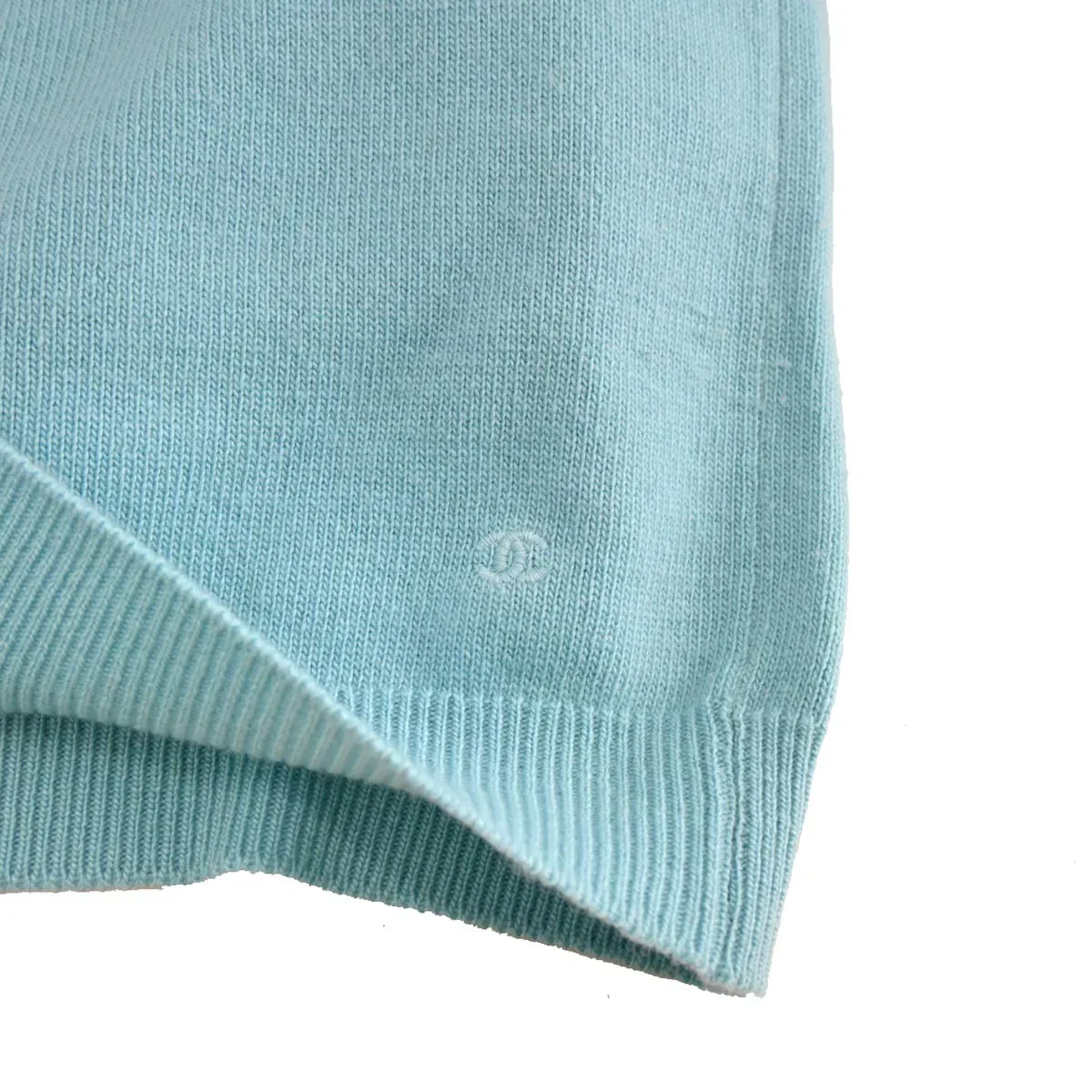 Chanel Sweater Light Blue CR93 #42 - Image 3